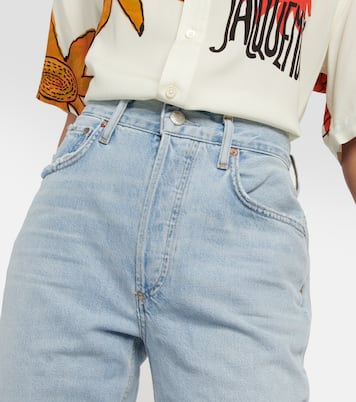 Jeans cropped Riley de tiro alto | Agolde