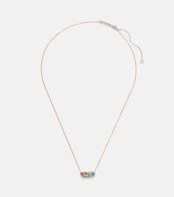 Collier Nadima en or rose 14 ct, topaze, citrine et diamants | Suzanne Kalan
