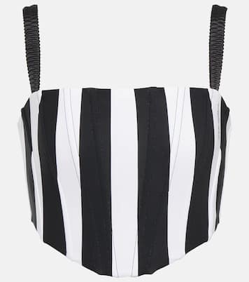 Top a corsetto Portofino a righe | Dolce&Gabbana