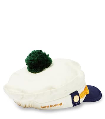 Cappello in cotone con ricamo | Mini Rodini