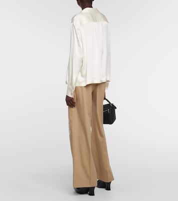 Camisa de seda con anagrama | Loewe