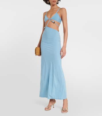 Abito lungo a fascia con cut-out | Christopher Esber