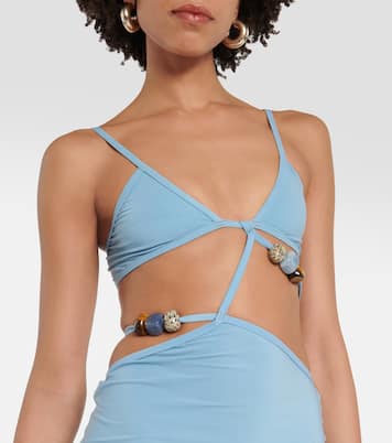 Abito lungo a fascia con cut-out | Christopher Esber