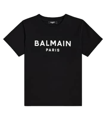 T-shirt en coton à logo | Balmain Kids