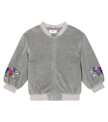 Bestickte Bomberjacke aus Samt | Paade Mode
