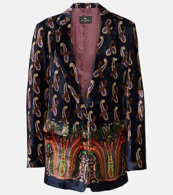 Blazer en velours à motif cachemire | Etro