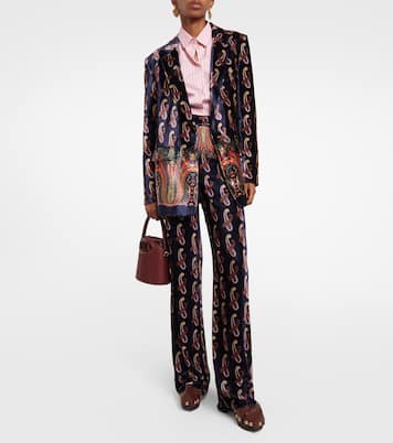 Blazer en velours à motif cachemire | Etro
