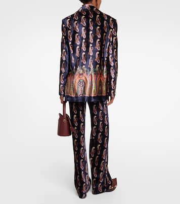 Blazer en velours à motif cachemire | Etro