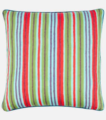 Royal Palace striped linen cushion cover | Lisa Corti