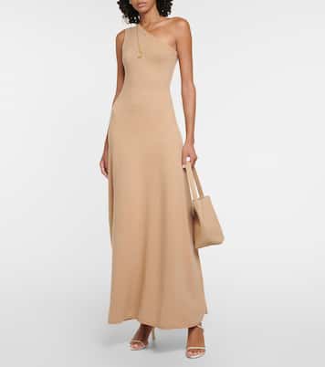 Abito lungo N°301 Swan in misto cashmere | Extreme Cashmere