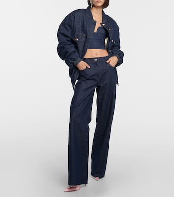 Jeans rectos de tiro alto | Magda Butrym