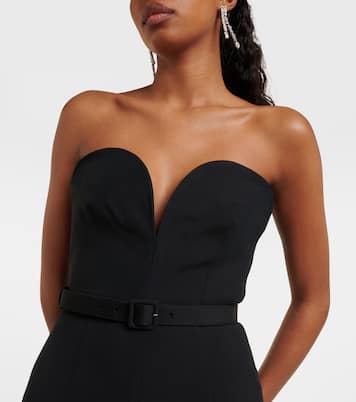 Robe midi en laine et soie | Roland Mouret