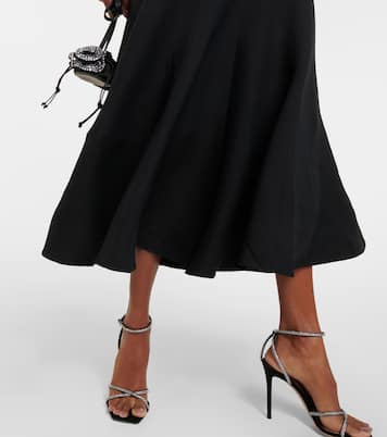 Robe midi en laine et soie | Roland Mouret