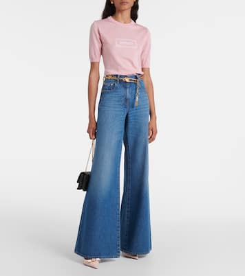 Medusa '95 high-rise flared jeans | Versace