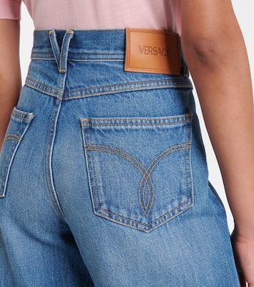 Medusa '95 high-rise flared jeans | Versace