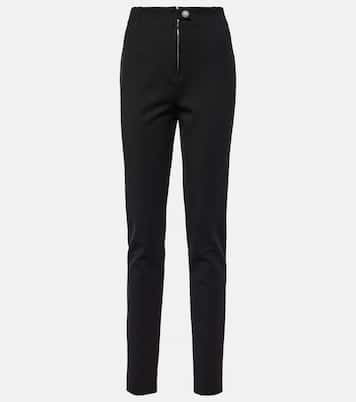 Leggings a vita alta in gabardine | Alaïa