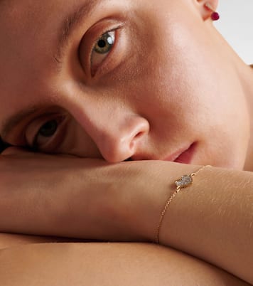 Bracelet All My Love en or 10 ct et diamants | Stone and Strand