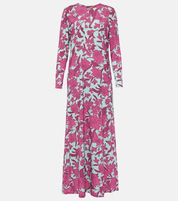 Swing printed maxi dress | La DoubleJ