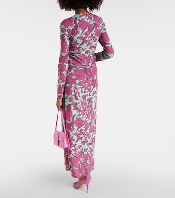 Swing printed maxi dress | La DoubleJ