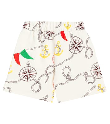 Shorts Nautical de jersey de algodón | Mini Rodini