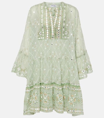 Robe brodée en coton | Juliet Dunn