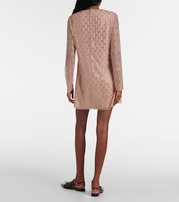 GG Crystal tulle minidress | Gucci