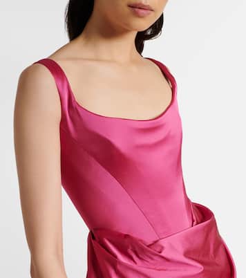 Crêpe satin corset gown | Vivienne Westwood