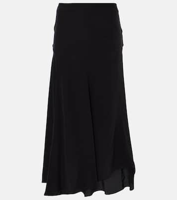 Jupe midi Hortensia en soie | Isabel Marant