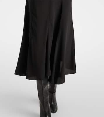Jupe midi Hortensia en soie | Isabel Marant