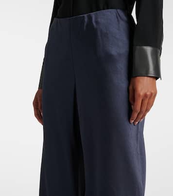 Pantaloni regular in raso fluido | Vince