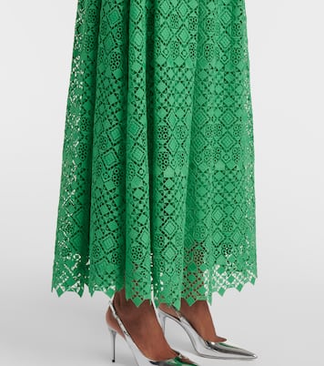 Abito midi con scollo all’americana | Elie Saab