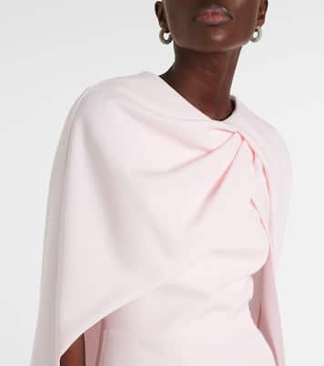 Oria ruffled crêpe midi dress | Safiyaa