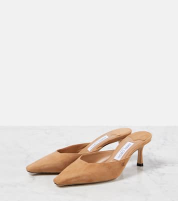 Mules Vivi 65 en daim | Jimmy Choo