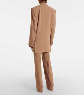 Blazer doppiopetto in seta | Saint Laurent