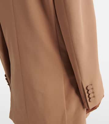 Blazer doppiopetto in seta | Saint Laurent