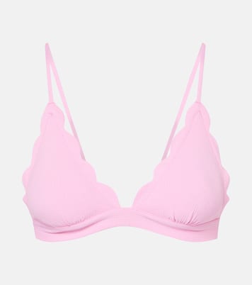 Top de bikini Santa Clara festoneado | Marysia