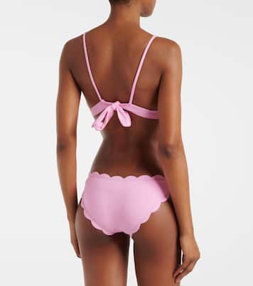 Top de bikini Santa Clara festoneado | Marysia