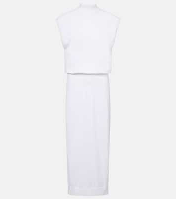 Abito midi Column in cotone | Alaïa