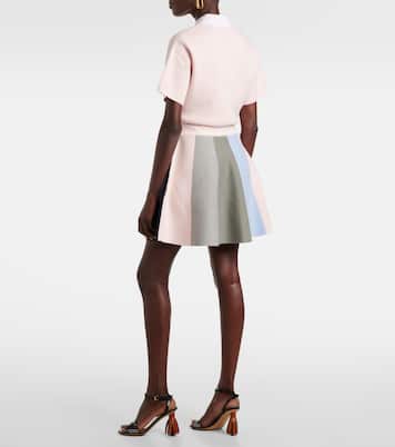 Minigonna in cotone e cashmere | JW Anderson