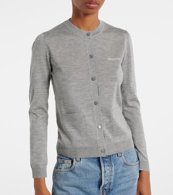 Cardigan in cashmere e seta | Gucci