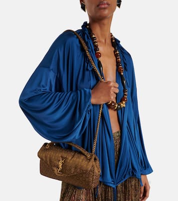 Sac Calypso Small en jacquard | Saint Laurent