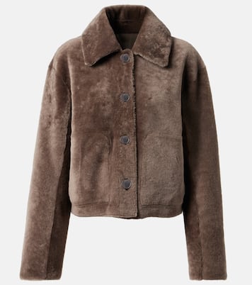 Reversible shearling and leather jacket | Joseph