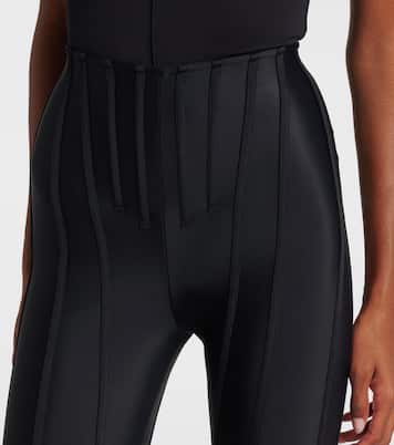 Paneled stirrup leggings | Mugler