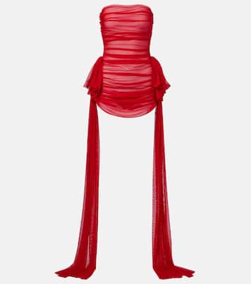Minikleid aus Mesh | Norma Kamali