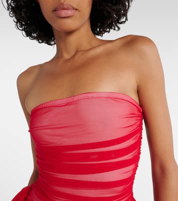 Minikleid aus Mesh | Norma Kamali