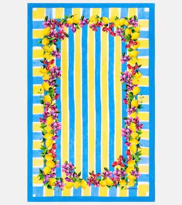 Toalla de playa Taormina de rizo de algodón | Dolce&Gabbana Casa