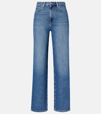 Kora mid-rise wide-leg jeans | AG Jeans