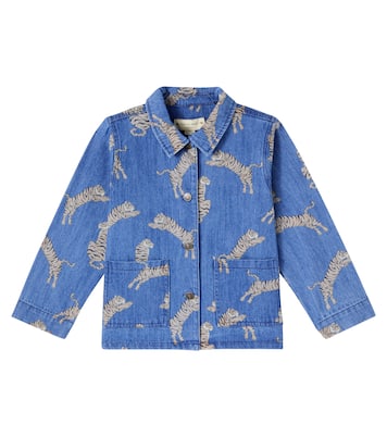 Bedruckte Hemdjacke Magot aus Denim | Konges Sløjd