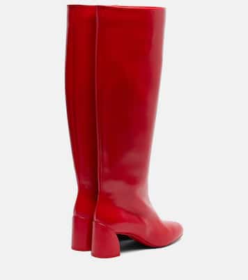 Janitta 55 레더 니하이 부츠 | Christian Louboutin