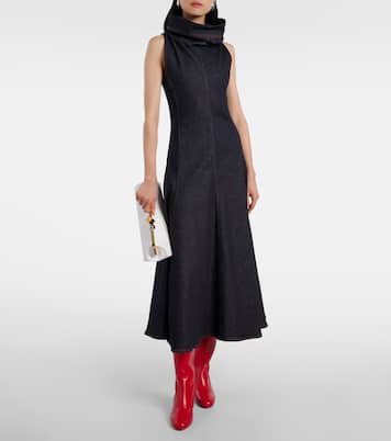 Janitta 55 레더 니하이 부츠 | Christian Louboutin